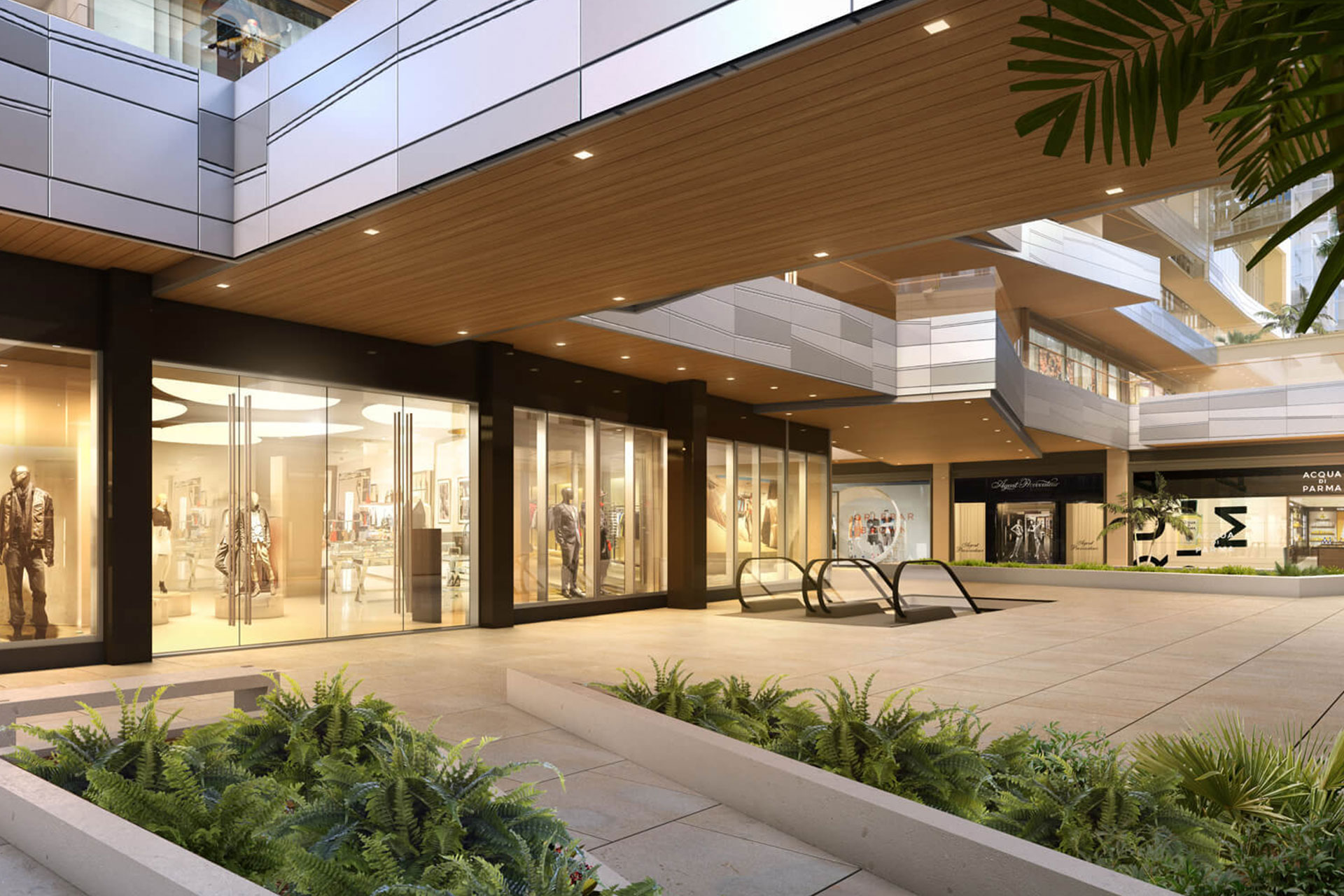 Brickell City Centre shopping architectural design lighting Office For Visual Interaction