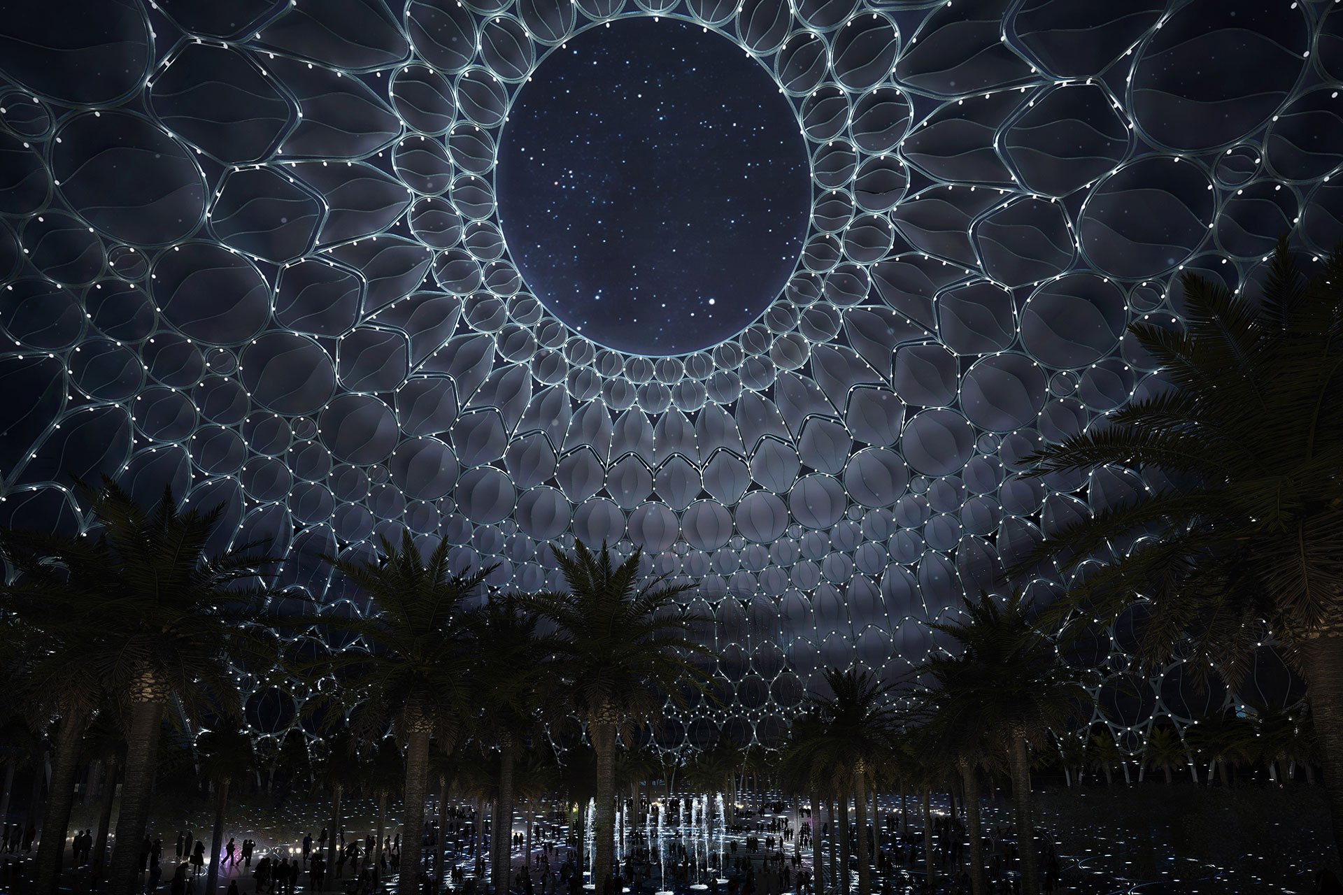 WORLD EXPO DUBAI – AL WASL PLAZA OVI architectural lighting design