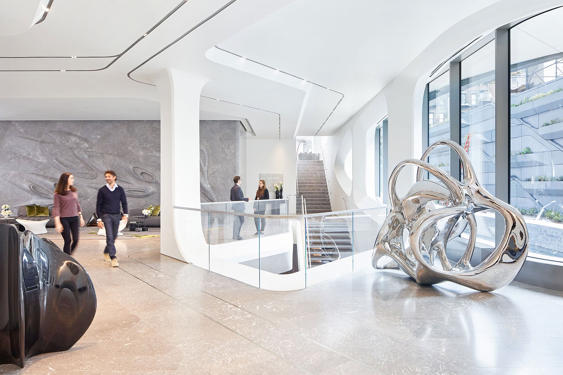Zaha Hadid building NYC sculpture