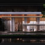 SHANGHAI HUAMU LOT 10 front exterior architectural lighting design OVI
