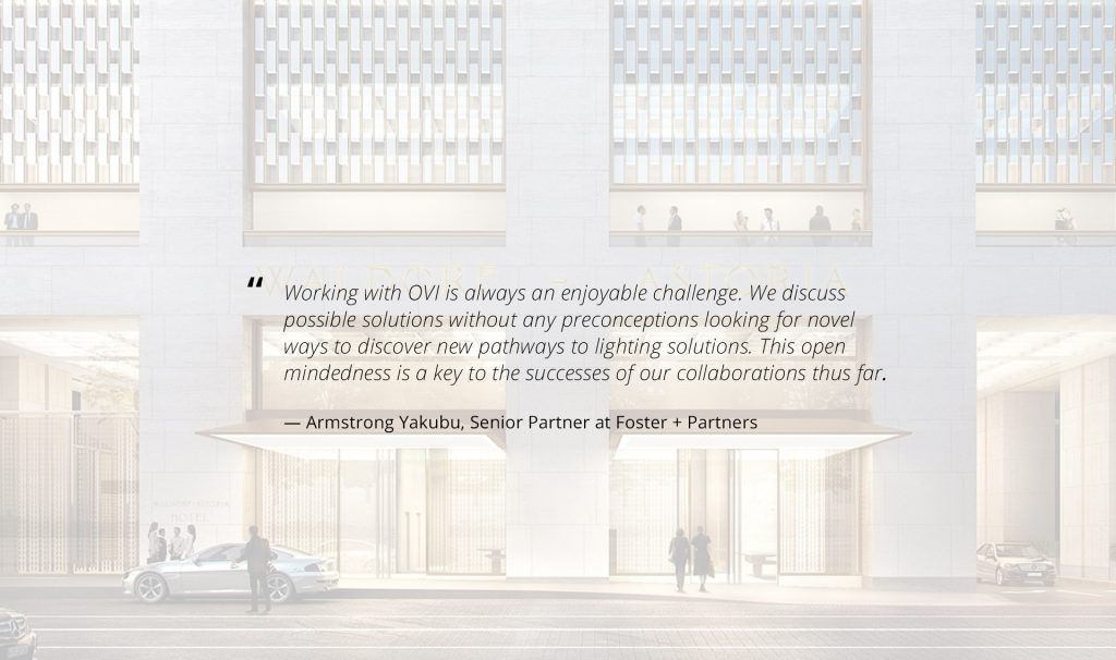 Testimonial about OVI from Armstrong Yakubu, Senior Partner at Foster + Partners